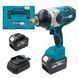 Гайковерт акумуляторний PROFI-TEC DTW1001BL POWERLine (2 х 6.0 Aг, зарядний пристрій) 005137 фото 10