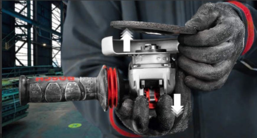 Угловая шлифмашина Bosch GWS 13-125 S X-LOCK (125мм, 1300Вт) 0.601.7B6.002 фото