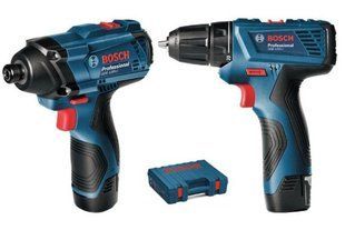 Набір акумуляторних інструментів Bosch гайковерт GDR120-LI + шуруповерт GSR 120-LI 0.601.9F0.002 фото