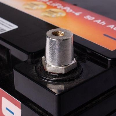 Акумулятор для автомобіля літієвий LP LiFePO4 12V - 50 Ah (+ зліва, пряма полярність) пластик 10965 фото