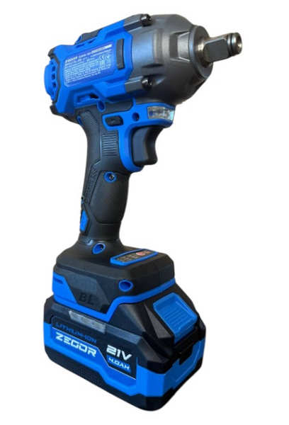 Акумуляторний гайковерт Zegor ADVANCED SDAX-21BL-500 (21V, 2 акб) SDAX-21BL-500 фото