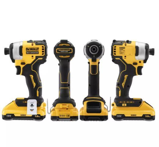 Набір з трьох безщіткових інструментів DeWALT DCK377P3T DCK377P3T фото