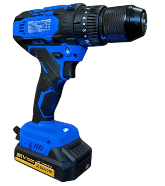 Акумуляторний шуруповерт Zegor Advanced 21V (CDA-21H PLUS) CDA-21H PLUS фото