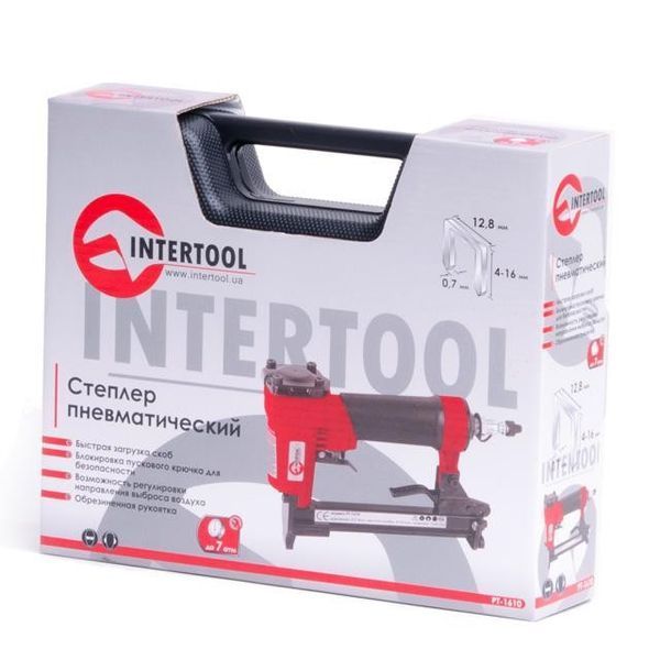 Пневматичний степлер INTERTOOL PT-1610 PT-1610 фото