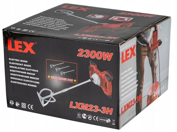 Миксер строительный LEX LXM23-3H LXM23-3H фото