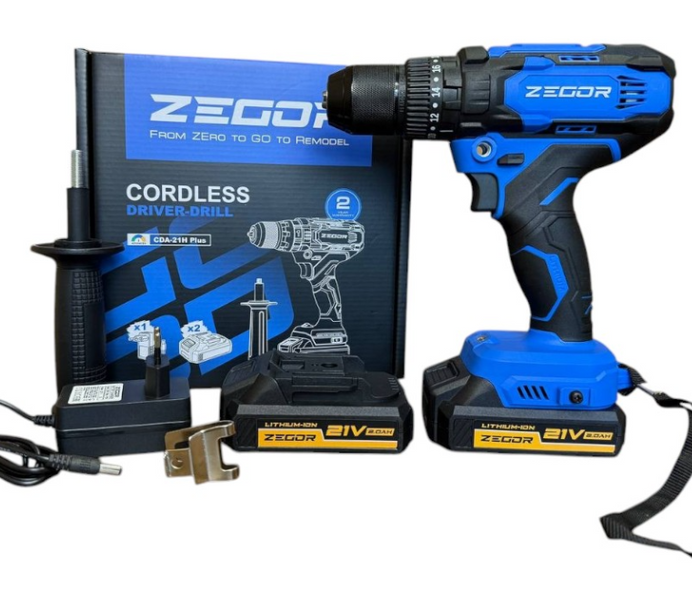 Акумуляторний шуруповерт Zegor Advanced 21V (CDA-21H PLUS) CDA-21H PLUS фото