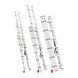 Лестница алюминиевая 3-х секционная универсальная раскладная INTERTOOL LT-0306 LT-0306 фото 3