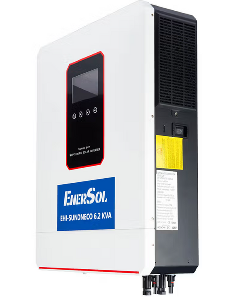 Інвертор гібридний EnerSol EHI-SUNONECO6.2KW+EB-SK-51.2V100Ah EHI-SUNONECO6.2KW+EB-SK-51.2V100Ah фото