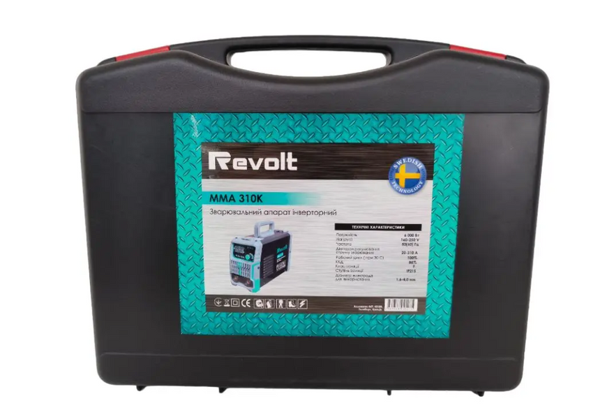 Зварювальний апарат інверторний Revolt MMA-310К r0089 фото