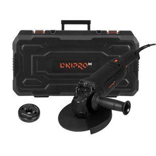 Шлифмашина угловая Dnipro-M GL-190S + Гайка быстрозажимная QN-14XL + Кейс 80585000-6 фото