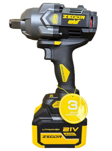Гайковерт акумуляторний Zegor SDPP-21BL-1100 PILOT (21V, 6.0 Аг, кейс) SDPP-21BL-1100 фото