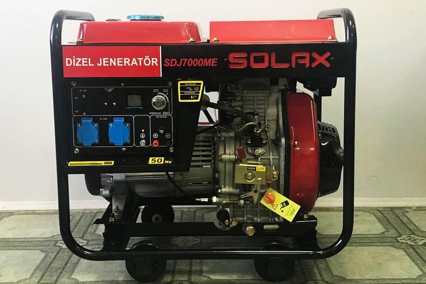Дизельний генератор SOLAX SDJ7000ME SDJ7000ME фото