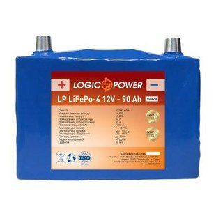Акумулятор для автомобіля літієвий LP LiFePO4 12V - 90 Ah (+ праворуч, зворотна полярність) 12204 фото