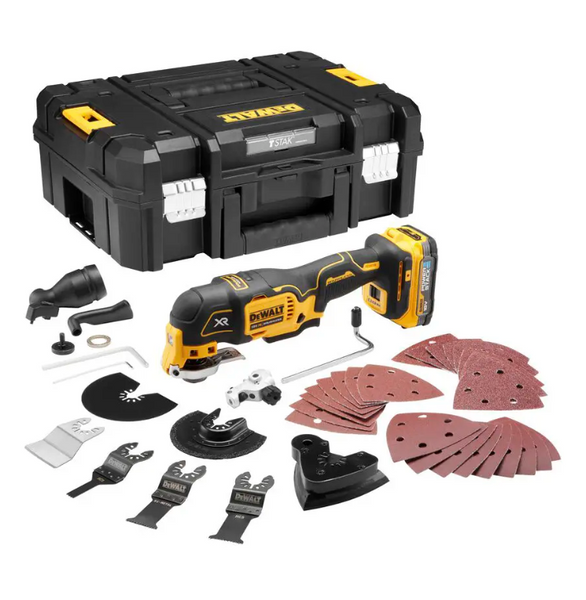 Багатофункціональний акумуляторний інструмент (реноватор) DeWALT DCS356E1T DCS356E1T фото