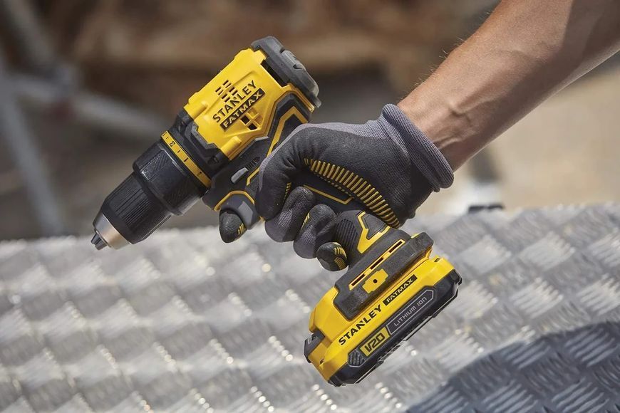Дриль-шуруповерт акумуляторний Stanley FatMax SFMCD710D2K SFMCD710D2K фото