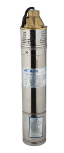 Насос вихревой WETRON 4SKmw100M (778331) (0.75кВт, H 58(34)м, Q 45(20)л/мин, &Oslash;96мм) 778331 фото