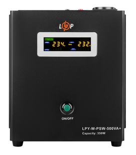 ДБЖ з правильною синусоїдою 12V LPY-W-PSW-500VA+(350Вт)5A/10A PL4142 фото
