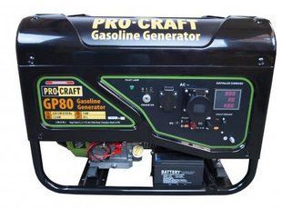 Генератор бензиновий Procraft GP80 080000 фото