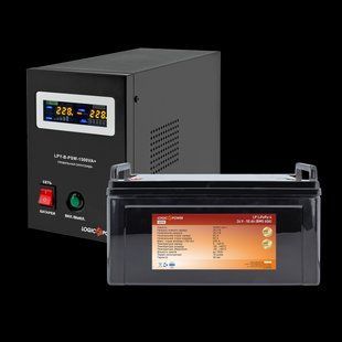 Комплект резервного живлення для котла LogicPower ДБЖ B1500VA + літієва (LifePo4) батарея 1440W 12811 фото