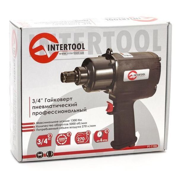 Гайковерт пневматичний INTERTOOL PT-1105 PT-1105 фото