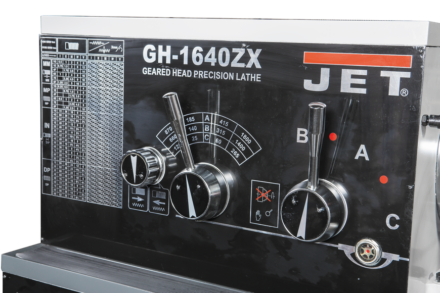 Токарно-гвинторізний верстат JET GH-1640ZX DRO 50000730T фото