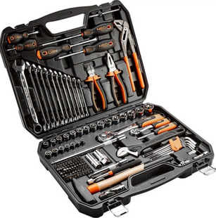 Набір інструментів Neo Tools 08-945 CrV та S2 143 шт 08-945 фото