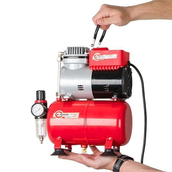Компрессор безмасляный INTERTOOL PT-0001 PT-0001 фото