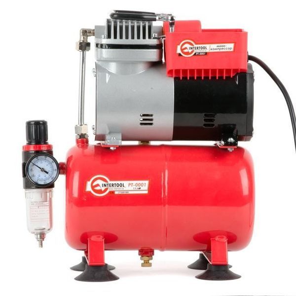 Компрессор безмасляный INTERTOOL PT-0001 PT-0001 фото