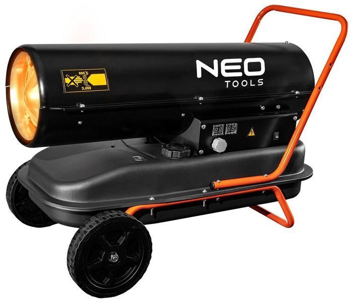 Теплова гармата дизель/гас Neo Tools 90-081 (прямий нагрів, 30кВт, 420м кв, 750м куб/год) 90-081 фото