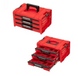 Набор ящиков для инструментов на платформе QBRICK SYSTEM PRO Drawer Workshop Set 3 Red (21", 525x345x885) 11060403101 фото 4
