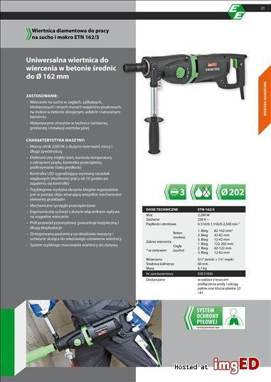 Установка алмазного буріння Eibenstock DBE 162 K 03E35000K фото