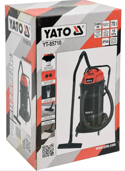 Промисловий пилосос Yato YT-85710 (70L) YT-85710 фото