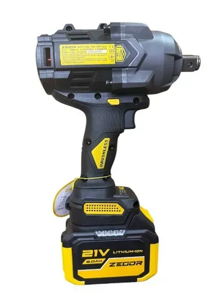 Гайковерт аккумуляторный ZEGOR SDPP-21BL-1600 (1 АКБ и ЗУ) SDPP-21BL-1600 фото