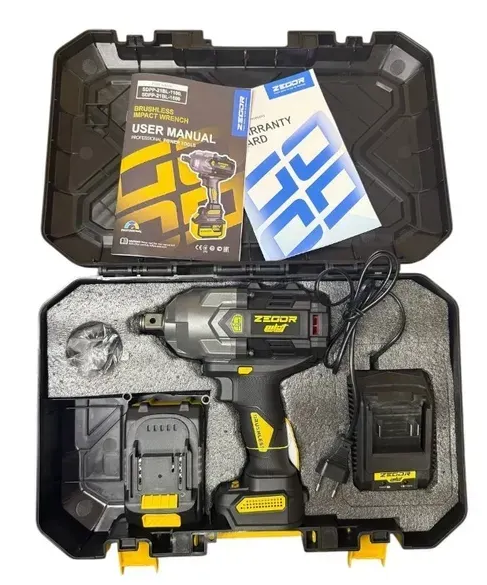 Гайковерт аккумуляторный ZEGOR SDPP-21BL-1600 (1 АКБ и ЗУ) SDPP-21BL-1600 фото