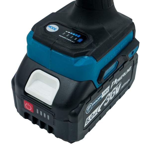 Аккумуляторная воздуходувка PROFI-TEC AS001BL POWERLine (2 х 5.0 Ач, ЗУ) 005337 фото