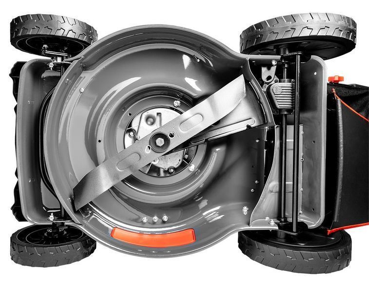 Газонокосарка бензинова GRAPHITE 52G671 (2200 Вт, 46см, 55л, мульчування) 52G671 фото