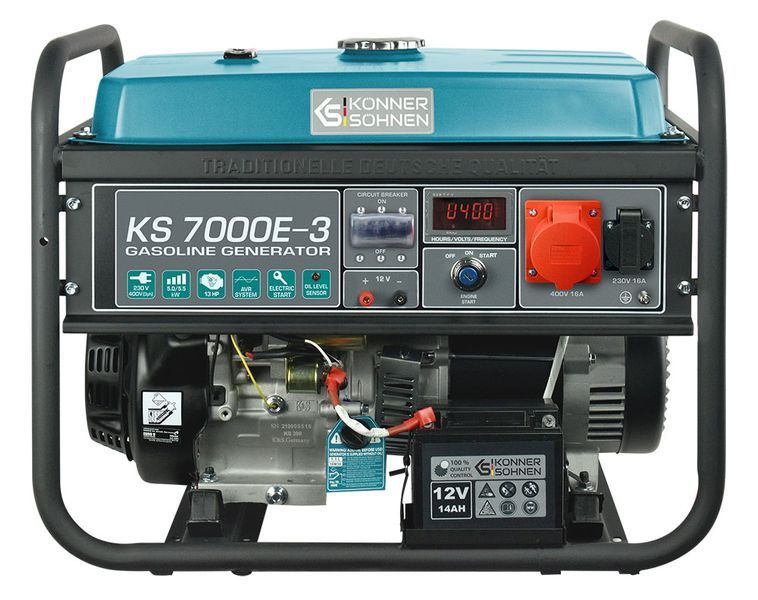 Бензиновый генератор Konner&Sohnen KS 7000E-3 000000136 фото
