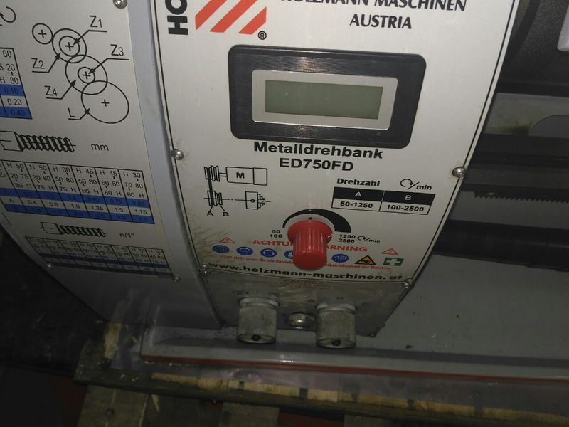 Токарно-винторезный станок Holzmann ED750FD 230V ED750FD_230V фото