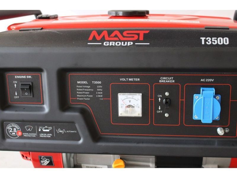Бензиновый генератор MAST GROUP Т3500 + газовая плитка Orcamp CK-505 + картридж газовый Pegas 400 мл (8 шт.) KT3500 фото