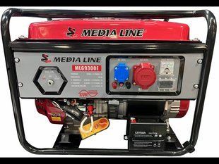 Генератор електроенергії бензиновий AGT Media Line MLG9300Е (електростартер) MLG9300Е фото