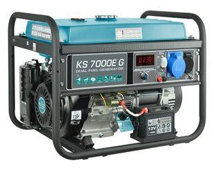 Газобензиновий генератор Konner&Sohnen KS 7000E G (5 кВт) 000000006 фото