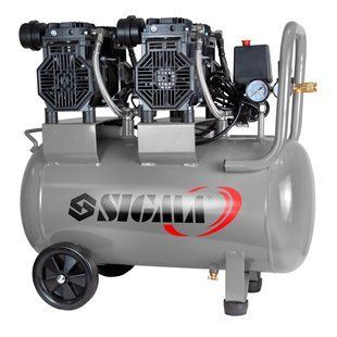 Компресор безмасляний SIGMA 7042561 (3кВт, 418л/хв, 8бар, 50л) 7042561 фото