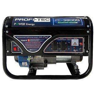 Бензиновий генератор PROFI-TEC PE-3800G (3.8 кВт, ручний стартер) 005160 фото