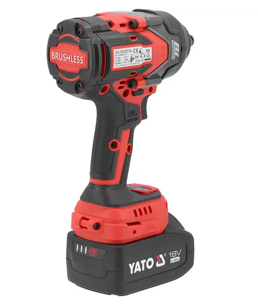 Ударний акумуляторний гайковерт YATO YT-828071 (18В) YT-828071 фото