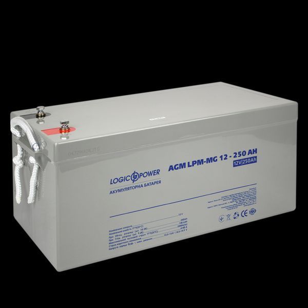 Акумулятор мультигелевий logicpower LPM-MG 12V - 150 Ah 4198 фото