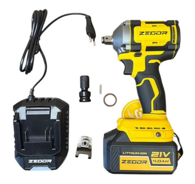 Акумуляторний гайковерт Zegor SDP-21BL PROFESSIONAL (21V) SDP-21BL фото