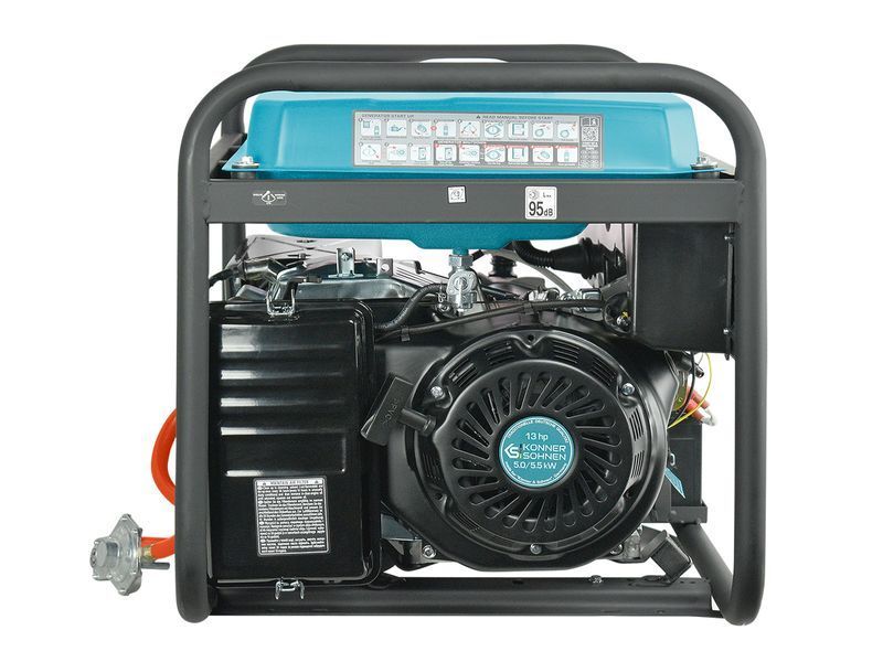 Газобензиновий генератор Konner&Sohnen KS 7000E G (5 кВт) 000000006 фото