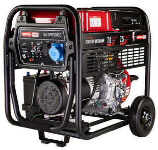 Дизельний генератор КВІТКА PRO KDG9000E + олія (7 кВт) 110-7012 фото
