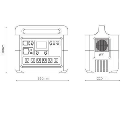 Зарядная станция GENERGY ZERO GZE-1210 1228 Вт/ч (240000192) 240000192 фото