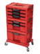Набор ящиков для инструментов на платформе QBRICK SYSTEM PRO Drawer Workshop Set 6 Red (21", 525x345x885) 11060403401 фото 1